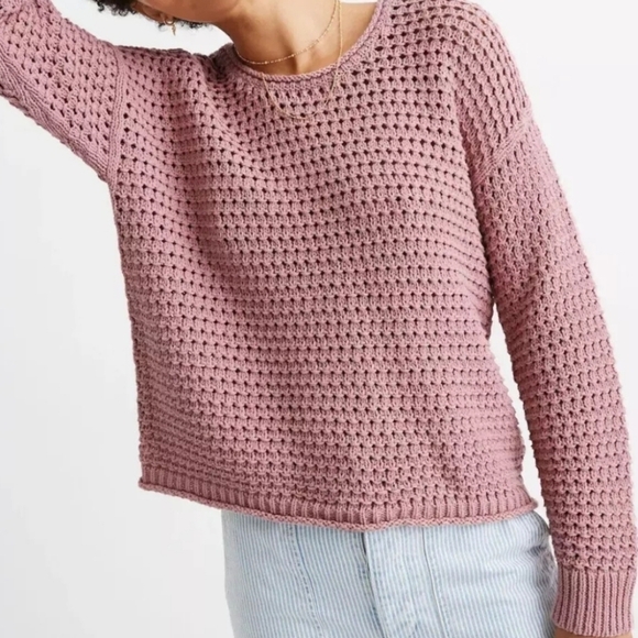 Madewell Sweaters - Madewell Austen Open Knit Pullover Sweater